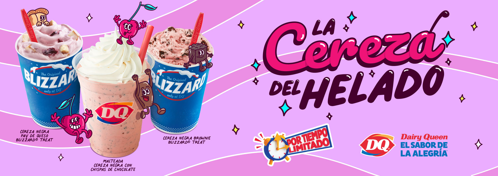 Tenemos un nuevo sabor en DQ® Cereza Negra Dairy Queen México